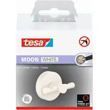 Tesa MOON WHITE Bademantelhaken, weiß matt inkl. Klebelösung