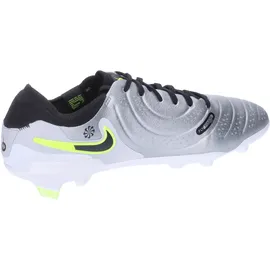 Nike Legend 10 Pro FG Herren Metallic Silver/Black-Volt 42