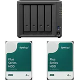 Synology DS425+ DiskStation + 8 TB 2x Synology Plus 3.5" SATA 6Gb/s Festplatte 4 TB