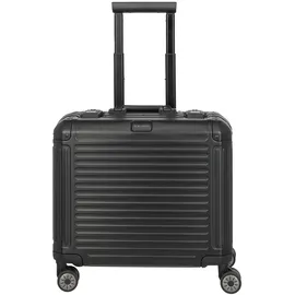 Travelite Next 4-Rollen Cabin 43 cm / 32 l schwarz/aluminium