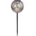 GLOBO Solarleuchte Metall 54 cm inkl. LED silber
