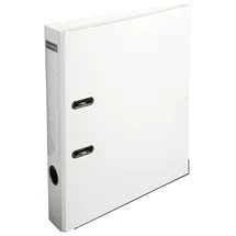 Exacompta 20x Ordner PP, + 2 Ringen, Rücken 50mm, 32x29cm A4, Weiß,