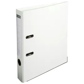 Exacompta 20x Ordner PP, + 2 Ringen, Rücken 50mm, 32x29cm A4, Weiß,