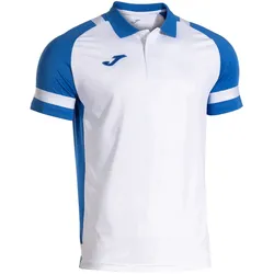 JOMA Lider Poloshirt 207 - weiß/royalblau 3XL