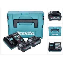 Makita Power Source Kit 40 V XGT Li-Ion 2 x 2,0 Ah + DC40RA Ladegerät + Makpac 191V07-0