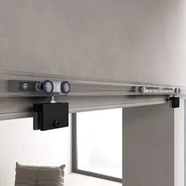 doporro Amalfi-plus 20 rechts 90 x 205 cm transparent schwarz