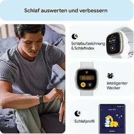 Fitbit Sense 2 softgold/nebelblau