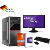 KOMPLETT PC Office & Büro AMD COMPUTER Rechner Windows 10 SSD HDD DDR4 047