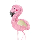 Piñata 55x25x8cm Flamingo - Party Dekoration zum Befüllen - Partyspiele für Kindergeburtstag Geburtstag Mädchen Party Tierparty Hawaiiparty - Geburtstagsdeko Partydeko & Partyzubehör - Rosa