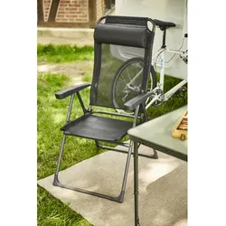 SIENA GARDEN Camping-Stuhl »Comfort«, Aluminium, anthrazit - grau