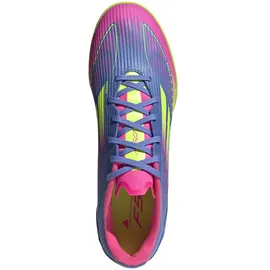 adidas F50 League TF Herren Blue Fusion/Lucid Lemon/Pink 44 2/3