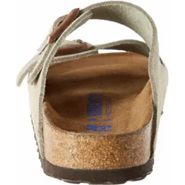 Birkenstock Arizona Weichbettung Veloursleder schmal taupe 41