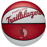 Wilson Mini-Basketball Team Retro PORTLAND BLAZERS, Outdoor, Gummi, Größe: MINI