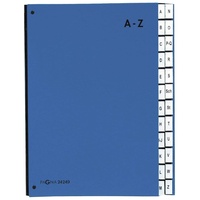 Pagna Pultordner Color 24 Fächer, A-Z) blau