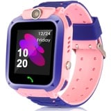 LiveGo Smartwatch für Kinder, Wasserdicht, Sicher, Smartwatch mit GPS-Tracker, Anrufe, SOS-Kamera für Kinder, Studenten im Alter von 3–12 Jahren(Q12 rosa), small