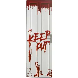 Poster REINDERS "Keep Out", rot (farbe bild(er): rot), B:53cm H:158cm, Papier, Bilder