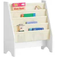 SoBuy Kinderregal FRG225 62 x 71 x 29 cm Holzwerkstoff weiß beige