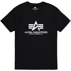 Alpha Industries  T-Shirts & Poloshirts Basic T-Shirt BL - black  in Schwarz, EU L