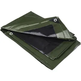 WERKA PRO Multifunktionstuch 2 x 8 m Schwarz und Grün