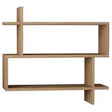 woody fashion Wandregal 65,5 x 22 x 70 cm Braun