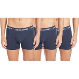 JACK & JONES Anthony Comfort Fit Trunks blau XL 3er Pack