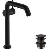 Hansgrohe Tecturis S A 167mm, m Push-Open-Ablaufg., matt-sw
