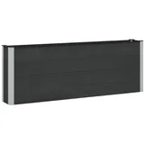vidaXL Hochbeet 200 x 30 x 72 cm Schwarz
