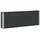 vidaXL Hochbeet 200 x 30 x 72 cm Schwarz