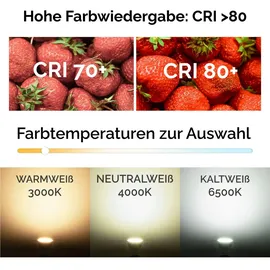 Lumiled LED Lampe 10x GU5.3 8 W 3000K Warmweiß