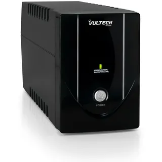 Vultech ups1200va-lite Sleep 1200 VA 2sortie (S) AC Compact schwarz Netzteil Energie Nicht unterbrechbar – Stromversorgung Energie Nicht abschaltbarer (1200 VA, 600 W, 130 V, 280 V, 220 V, 50/60)