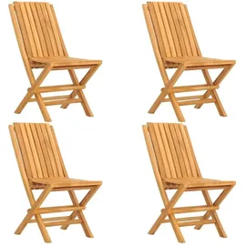 vidaXL Gartenstuhl 47 x 47 x 89 cm braun 4 St.
