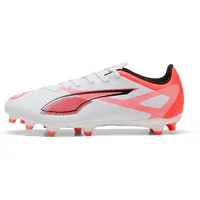 Puma Ultra 5 Play FG/AG Fußballschuhe 01 white/black/glowing red 39