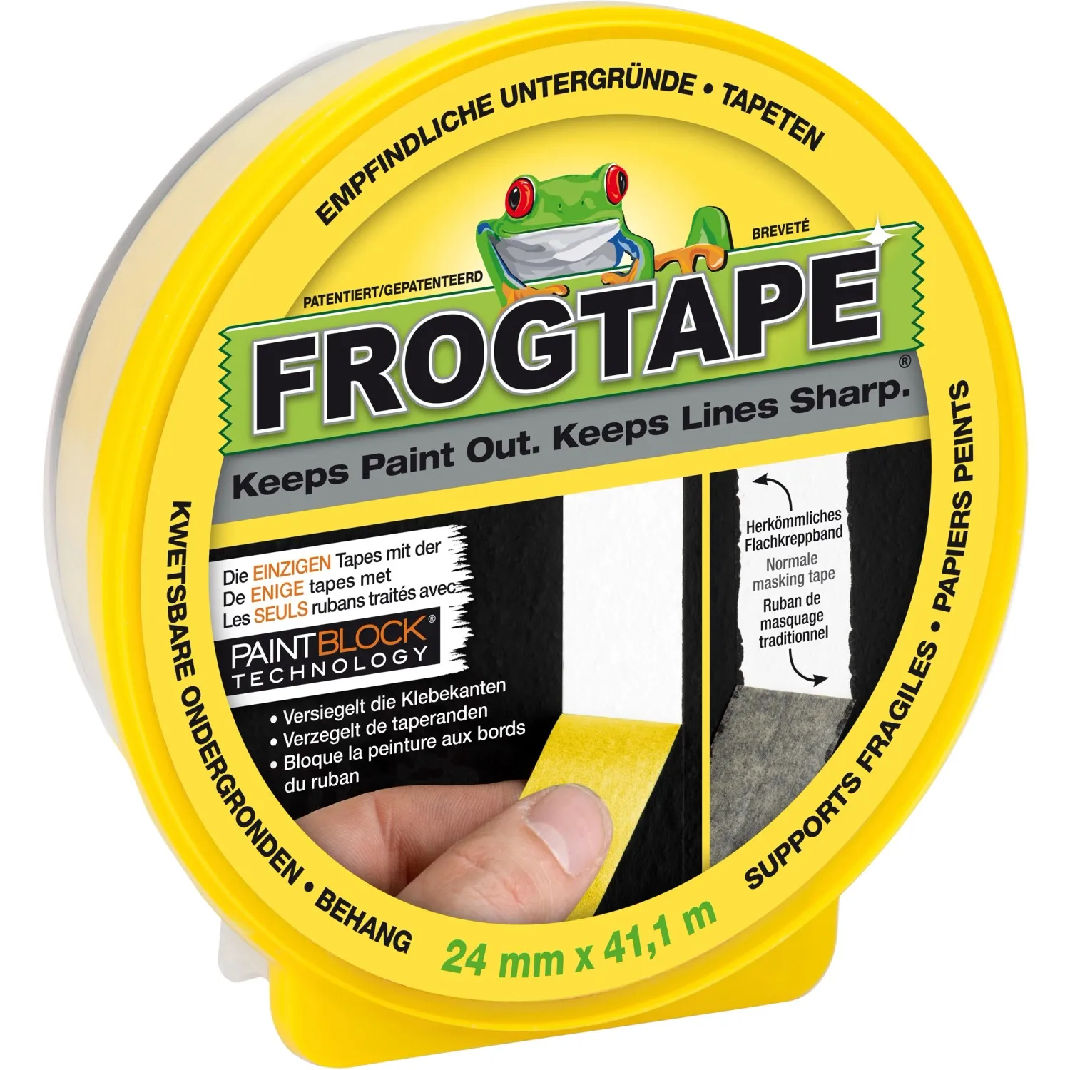 Preisvergleich Produktbild Frogtape Delicate 24 mm Gelb FSC®