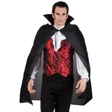 Boland Hexen-Kostüm Kostüm Cape Vampir schwarz 120cm schwarz