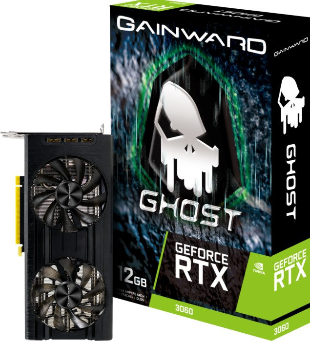 Gainward GeForce RTX 3060 Ghost 12GB GDDR6 - 3x DisplayPort/1x HDMI