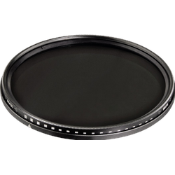 Hama ND 2-400 Vario 49 Graufilter (49 mm, ND- / Graufilter), Objektivfilter, Schwarz