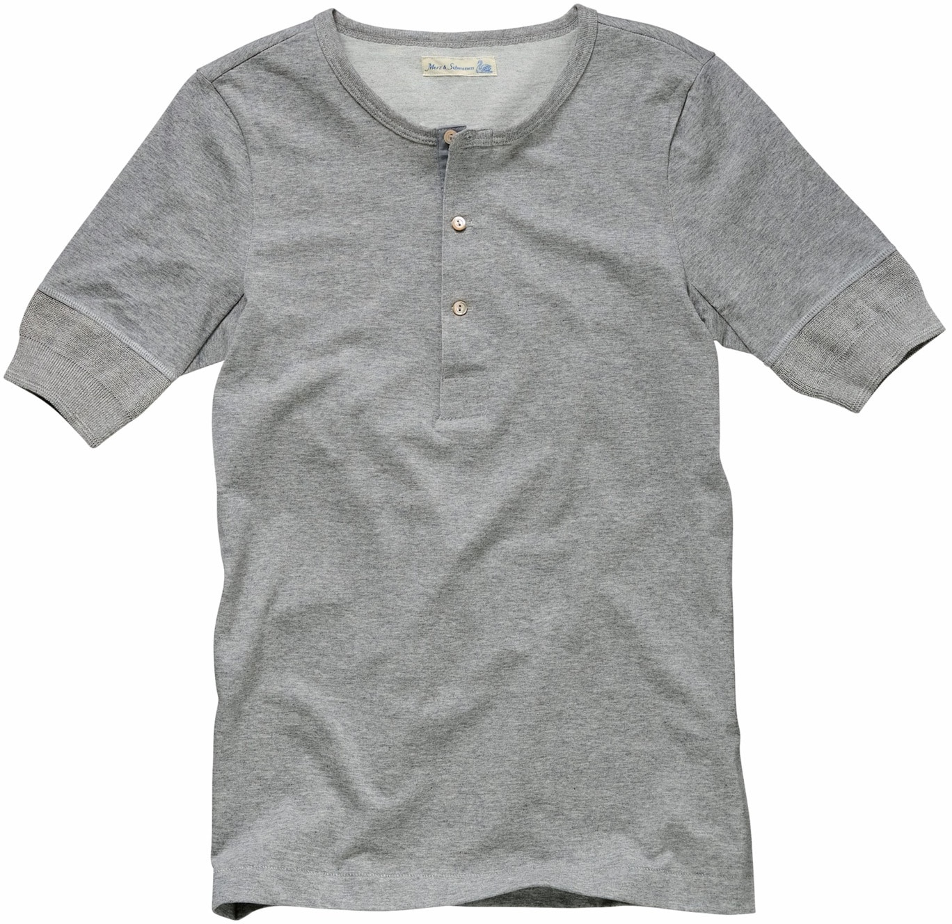 Mey & Edlich Herren Good-Originals-Henley-T-Shirt grau 7(XL) - 7(XL)