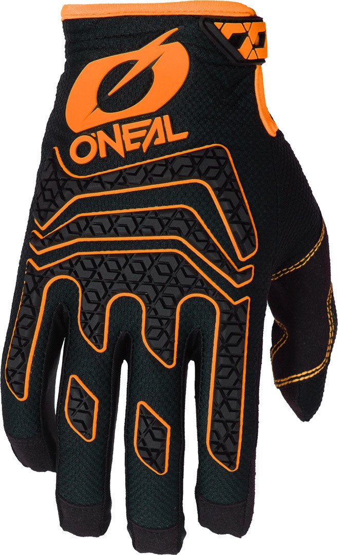 Oneal Sniper Elite Motorcross handschoenen, zwart-oranje, 2XL