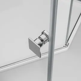 Bernstein Duschkabine Bernstein Ex415 Fünfeckdusche Nano Echtglas 90x90x195cm inkl. Duschtasse