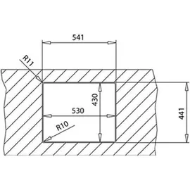 Teka FLEXLINEA RS15 50.40 1C INOX