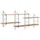 miliboo Wandregal 60 x 20 x 180 cm Natur