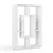 Vicco Aktenregal Holz 60,2 x 90 cm weiß 7 Fächer