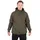 Fox International Collection Sherpa Reißverschlusspullover - Green / Black - L