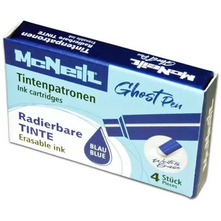 McNeill Ghost Pen Tintenpatronen 4er Pack blau