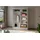 ax living Schwebetürenschrank Cabinio 160 x 216 x 61 cm Weiß
