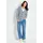 GOLDNER Langarm Strickjacke mit V-Ausschnitt Blau 24