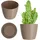 Kadax 15 x 15 x 12,5 cm Beige