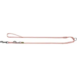 Hunter Hundeleine Führleine Tripoli reflektierend 2 m x 1 cm hellrosa