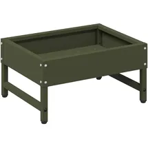vidaXL Vogel-Feeder Olive Grün 34 x 26 x 16 cm Kaltgewalzter Stahl