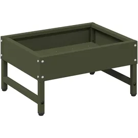 vidaXL Vogel-Feeder Olive Grün 34 x 26 x 16 cm Kaltgewalzter Stahl